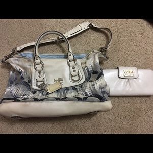 Coach Bag And Wallet Set